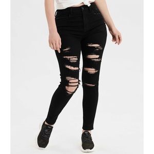 AE CURVY HIGH-WAISTED JEGGING - 18 Short